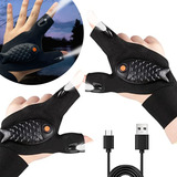 Guantes De Pesca Con Linterna Led 1 Pair + Enviar Batería