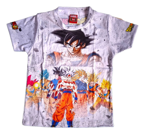 Playera Sublimada Full Print Niño Sonic. 