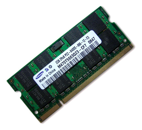 Memoria Ram 2gb 1x2gb Ddr2 800 Mhz Sodimm Samsung M470t5663q