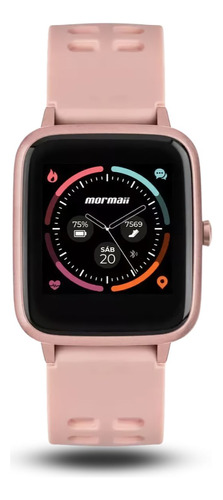 Smartwatch Mormaii Life Full Display Rosa Multifunção