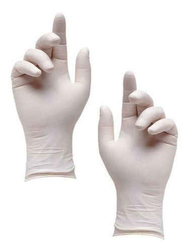 Coronet Guantes Para Examinación De Látex Caja Dispenser 10u Color Blanco Con Polvo Sí Talle M Unidades Por Envase 10