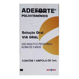 Adeforte Polivitaminico Ampola 3ml Para Cabelos Promoção