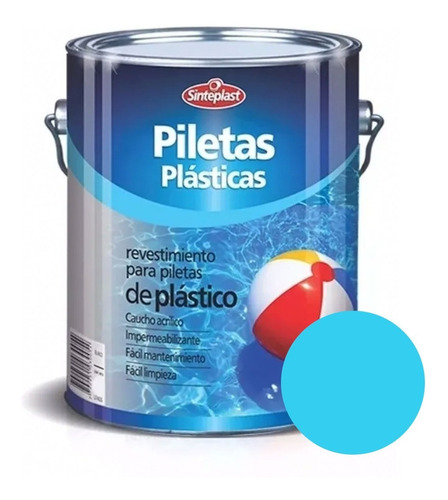 Pintura Acrilica Para Piletas De Plastico Sinteplast 1 Lt