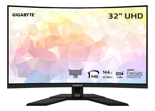 Gigabyte M32uc 32 144hz (160hz Oc) 4k Uhd Monitor Curvado P.