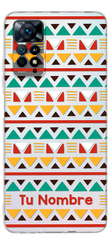 Funda Para Xiaomi Étnico Tribal Abstracto Con Nombre