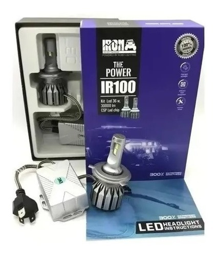 Kit Led Cree H4 Alta Y Baja Toyota Hilux 30000 Lm Canbus Csp