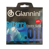 Juego Cuerdas Guitarra Eléctrica Giannini 011-049 1ra Extra