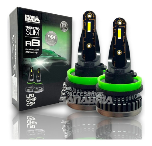 Kit Lamparas Led Cree R8 Chip Csp Sin Cooler Ultra Liviano 