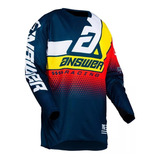 Jersey Answer Elite Korza Midnight / White Moto Cross Mx 