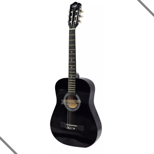 Violão Nylon Acustico Mxt 39c Bk Preto