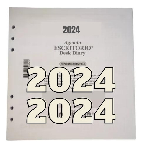 Repuesto Agenda Morgan 2023 Escritorio Diario Solo Días 