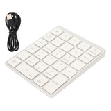 Teclado Pequeño Con Cable, Numérico, Recargable Por Usb, 28