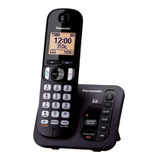 Teléfono Panasonic Kx-tgc222 Inalámbrico - Color Negro