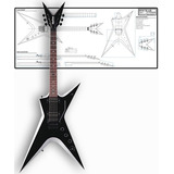 Plano Para Luthier Washburn 3st Dimebag (a Escala Real)