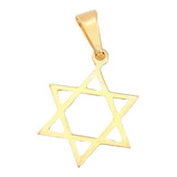 Dije Estrella De David Oro Amarillo 1.7 Cm Oro 10k Sabiduría