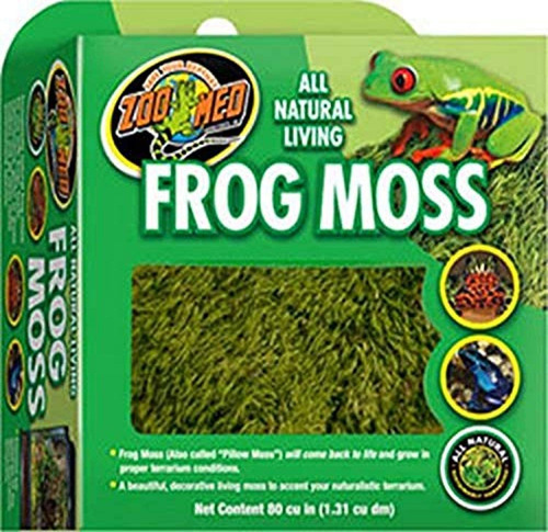 Zoo Med Frog Moss, 80 Cúbicas Pulgadas.