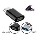 2 Adaptadores Micro Usb Hembra A Usb Tipo C Macho