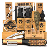 Cuidado De Barba Kit De Barba Bálsamo Crecimiento Hidratante