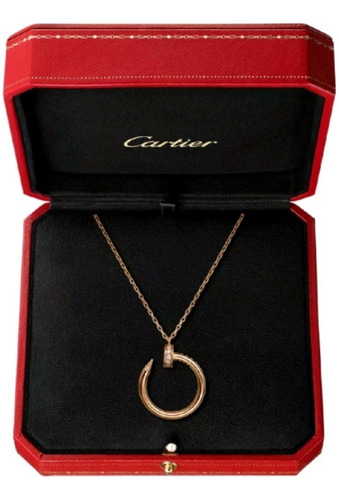 Collar Cartier Puntilla Oro Laminado Brillante  Con Cofre