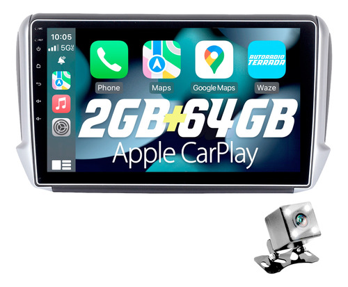 Central Multimedia Peugeot 2008 Android 13 2gb 64gb
