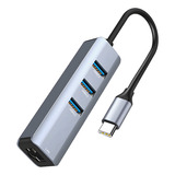 Adaptador Usb Ac Ethernet, Rj45 Para Usb C Para Thunderbolt