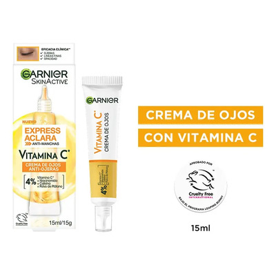 Crema De Ojos Vitamina C Garnier 15ml | Envío gratis