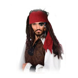 Peluca Jack Sparrow - Piratas Del Caribe - Cotillón Disfraz