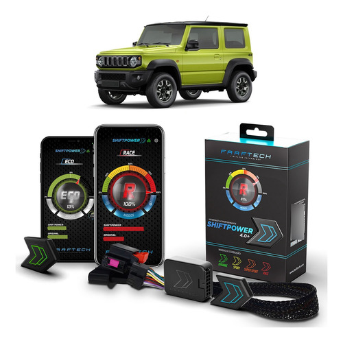 Modulo Pedal Acelerador Shiftpower Bluetooth Jimny