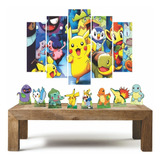 Pokémon Kit Enfeites De Festa + Quadro Mosaico