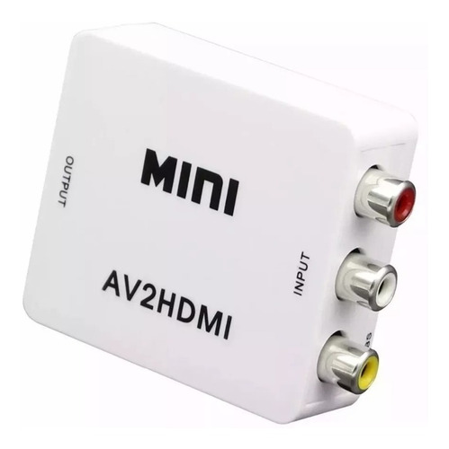 Convertidor / Adaptador Audio Video Rca A Hdmi 720p / 1080p