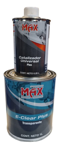 Color Max Kit Transparente E-clear Espejo 1 L + Catalizador