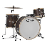 Batería Pdp Concept Maple Classic 3 Cuerpos Bombo 24'' Color Walnut Stain