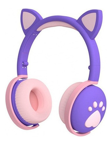 Audífonos Bluetooth Con Diadema De Gato