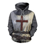 Newsail Adulto Medieval Templario Sudadera Con Capucha Hallo