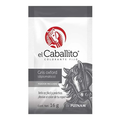 Colorante Para Ropa Gris Oxford 16g Caballito | MercadoLibre