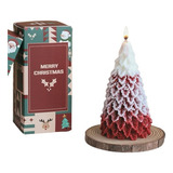 Pack X3 Velas De Navidad Arbol Decorativas Aromaticas