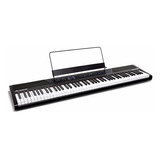 Alesis Recital Piano Digital Usb 88 Teclas Voces Usb Midi Color Negro