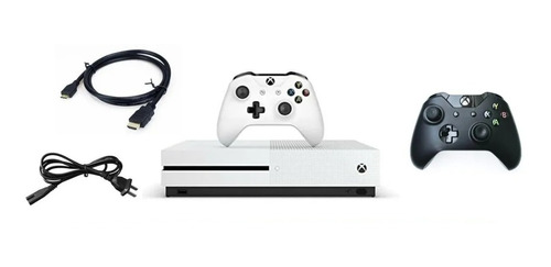 Xbox One S 1tb Blanco + 2 Controles Recargables + 10 Juegos