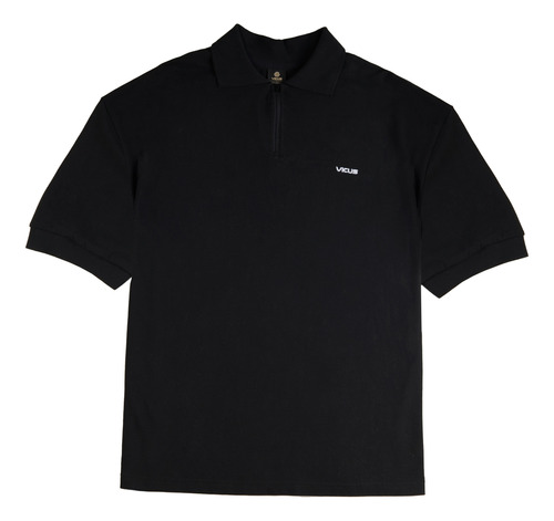 Remera Vicus Polo Zipper Negro