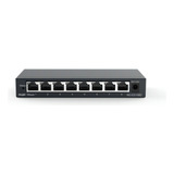 Switch Poe Red Ip 8 Puerto Bocas Ethernet Rj45 100 Mbps