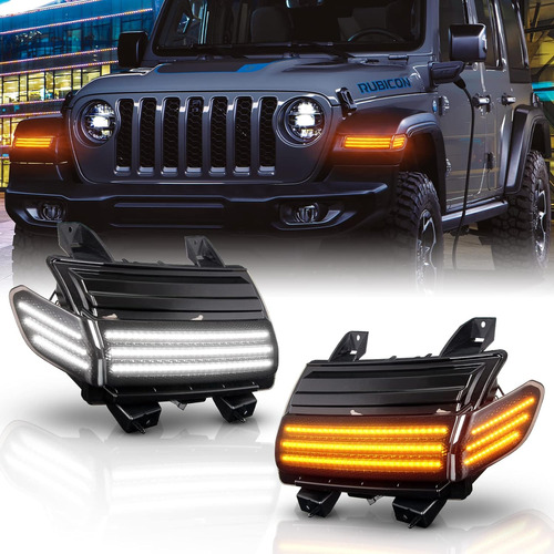 Kit De Luces Intermitentes Led Para Jeep Wrangler Jl 2018-20