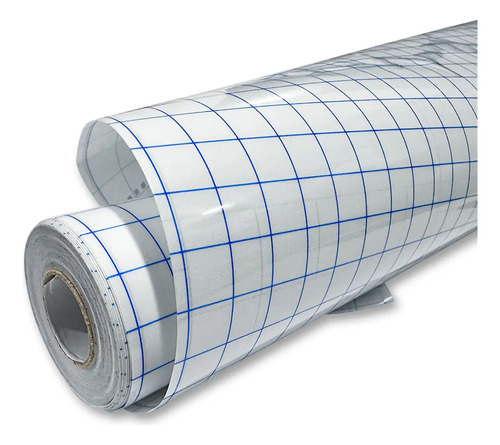 Papel Transfer Vinil Adhesivo Transparente Azul 30.5cmx10m