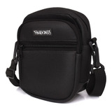 Shoulder Bag Transversal De Ombro Pochete Unisex 3 Ziper