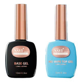 Base Y Top Coat Navi Gel Semipermanente Uv Led Uñas 10ml