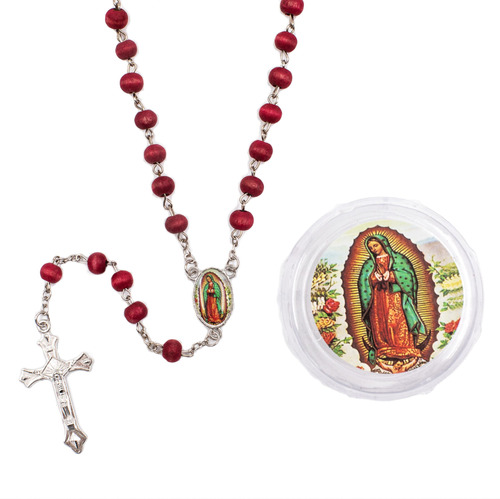 Rosario Perfumado Virgen De Guadalupe Recuerdos De Bautizo P