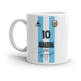 Taza Diego Maradona Fc Argentina Campeon Dios #09