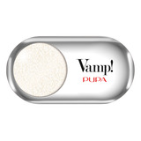 Sombra De Ojos Pupa Vamp! Eyeshadow Color De La Sombra Top Coat Sparkling Platinum