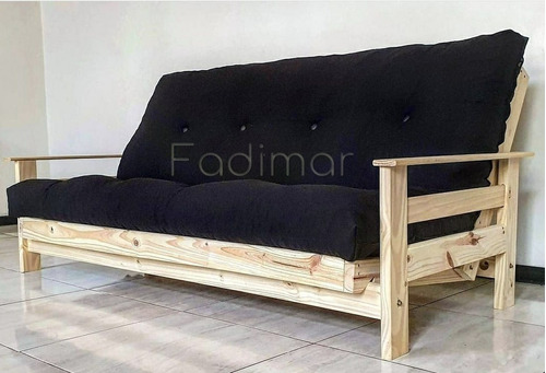 Futon Sillon Cama 3 Cuerpos + Colchon Gabardina  Loly & Jo