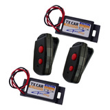 Tx Car 2 Pçs + 2 Controles  433mhz Para Garen Seg Unisystem