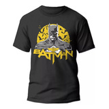 Polera Batman Bat Night Super Heroes Niño Hombre Ters Textil